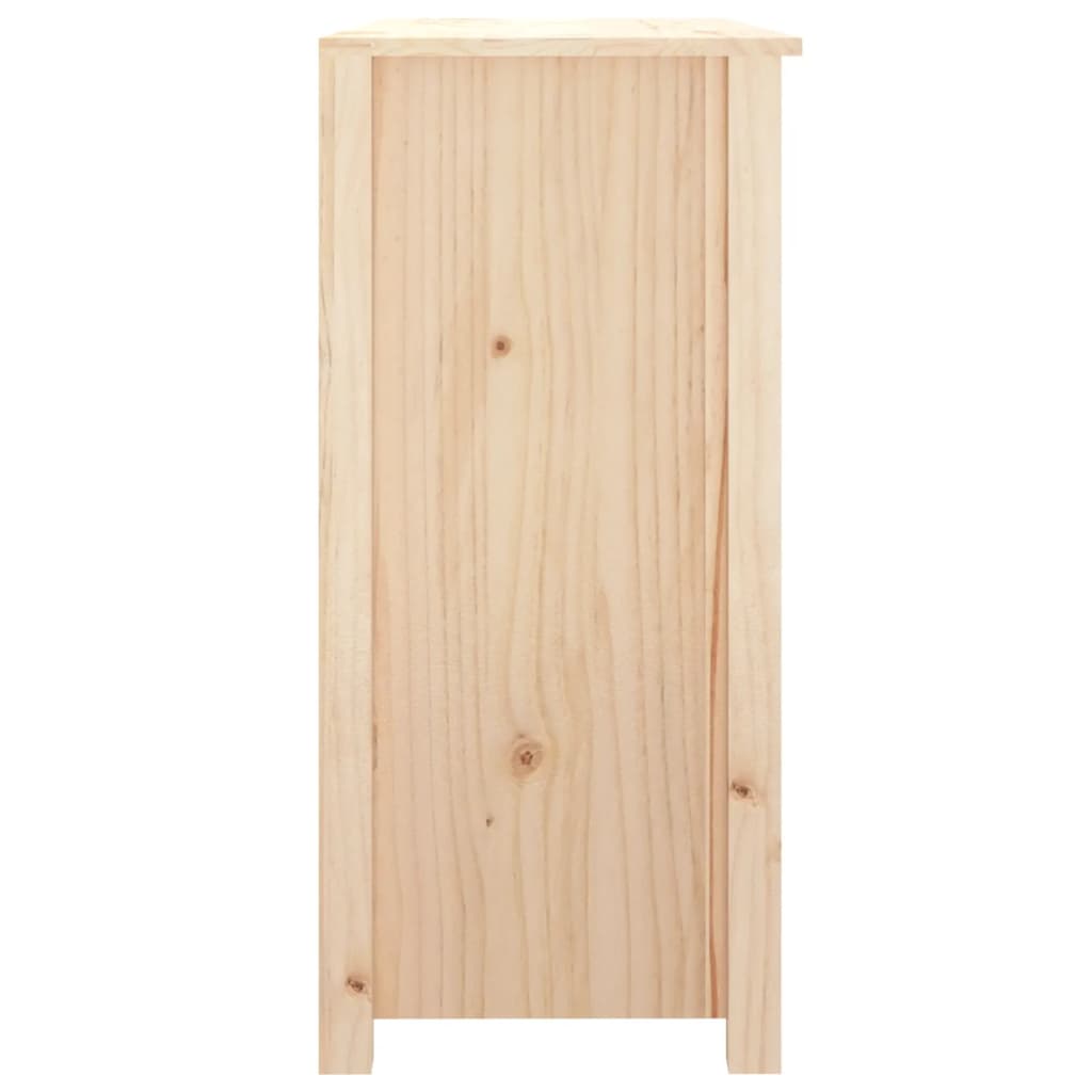 vidaXL Aparador de madera maciza de pino 100x35x74 cm