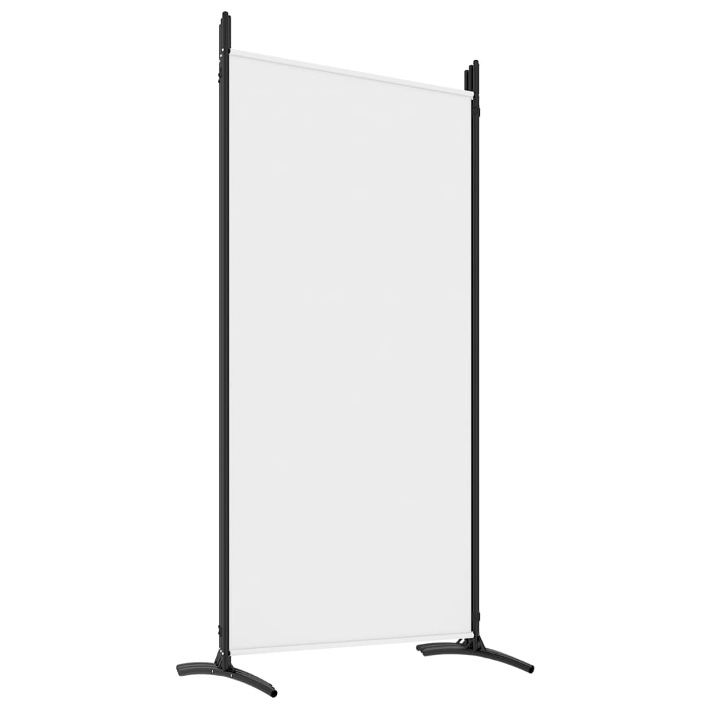 vidaXL Biombo divisor de 6 paneles de tela blanco 520x180 cm