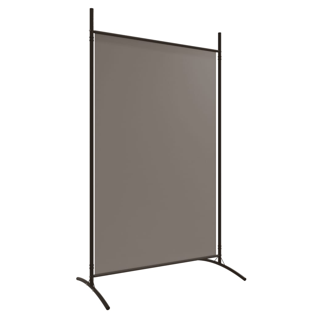 vidaXL Biombo divisor de 3 paneles de tela gris antracita 525x180 cm