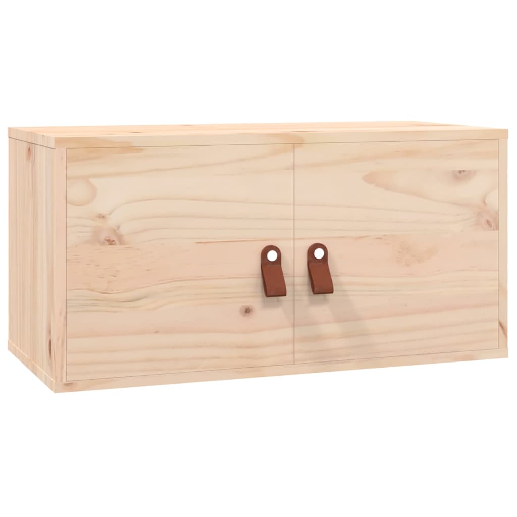 vidaXL Armario de pared de madera maciza de pino 60x30x30 cm