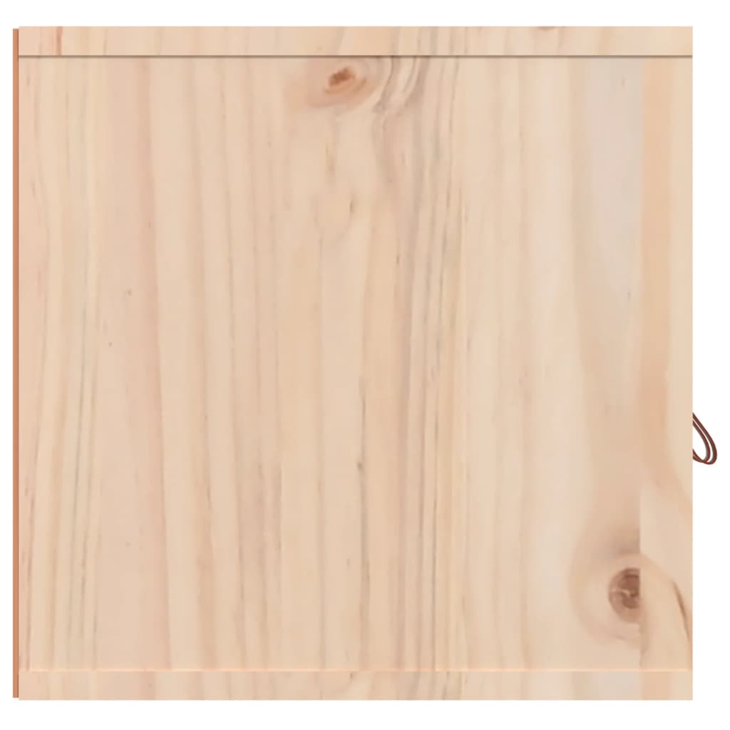 vidaXL Armario de pared de madera maciza de pino 80x30x30 cm