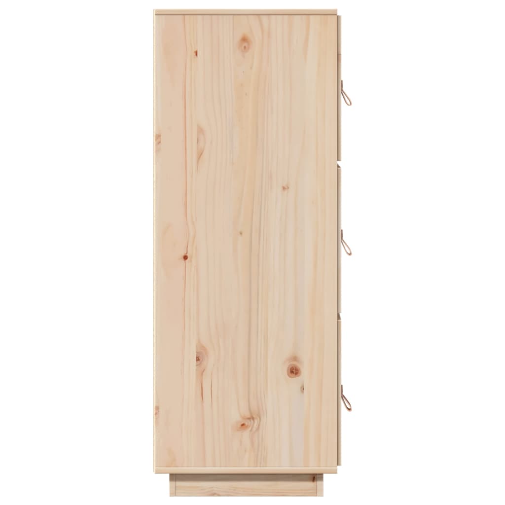 vidaXL Aparador alto madera maciza de pino 34x40x108,5 cm