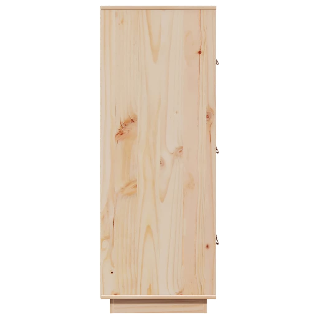 vidaXL Aparador de madera maciza de pino 67x40x108,5 cm