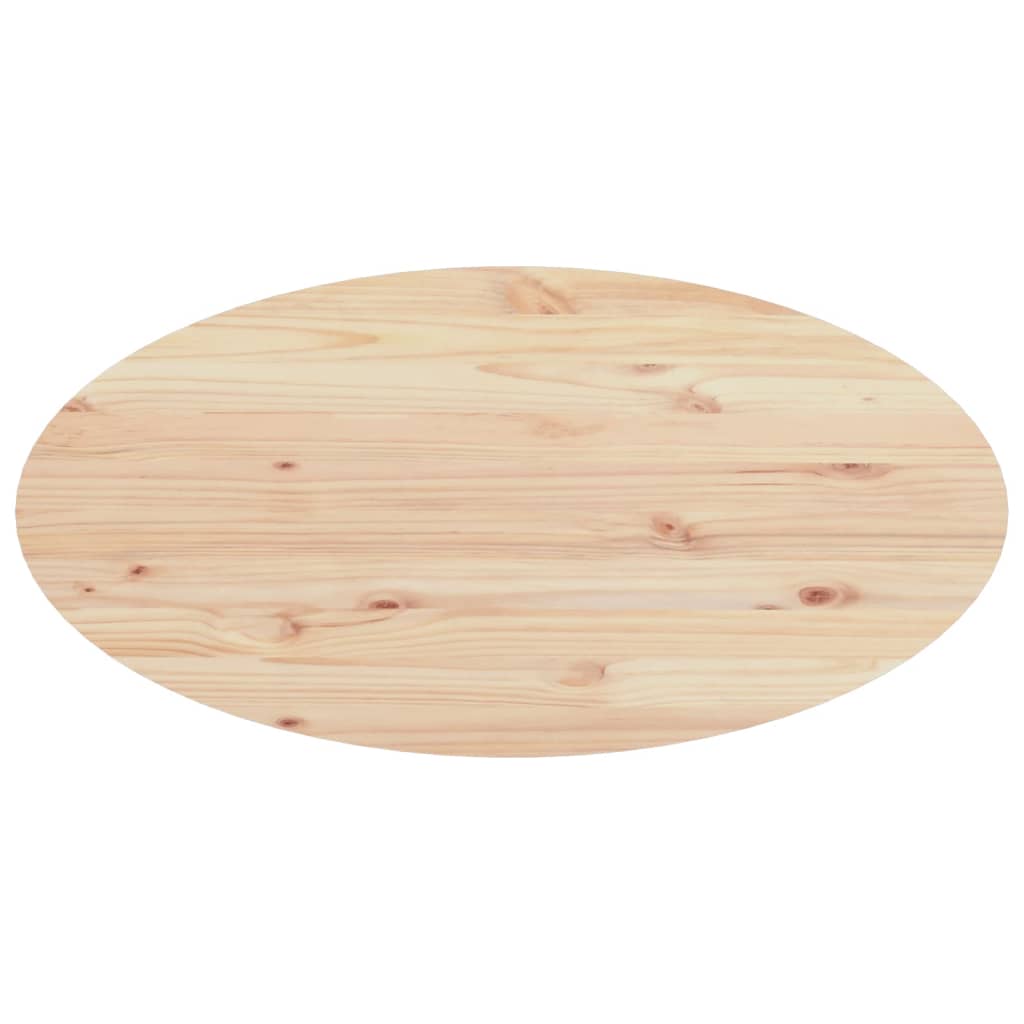 vidaXL Mesa de centro de madera maciza de pino 80x40x35 cm