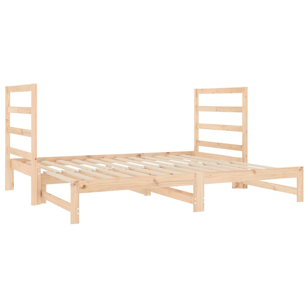 vidaXL Sofá cama extraíble sin colchón 2x(90x190) cm