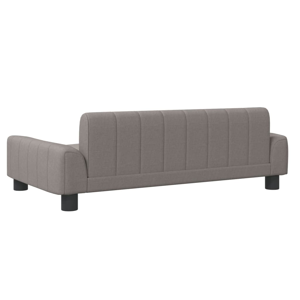 vidaXL Cama para perros de tela gris taupe 90x53x30 cm