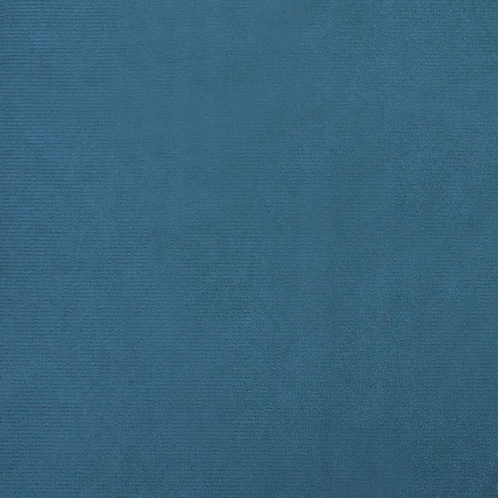 vidaXL Cama para perros de terciopelo azul 100x54x33 cm