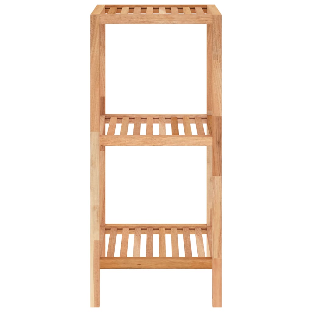 vidaXL Estantería de baño madera maciza nogal 36x36x79 cm