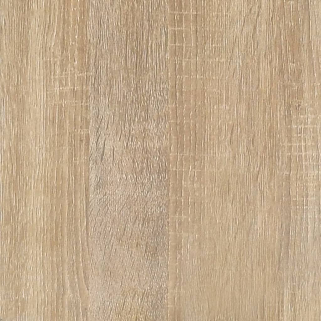 vidaXL Aparador madera contrachapada color roble Sonoma 80x33x70 cm