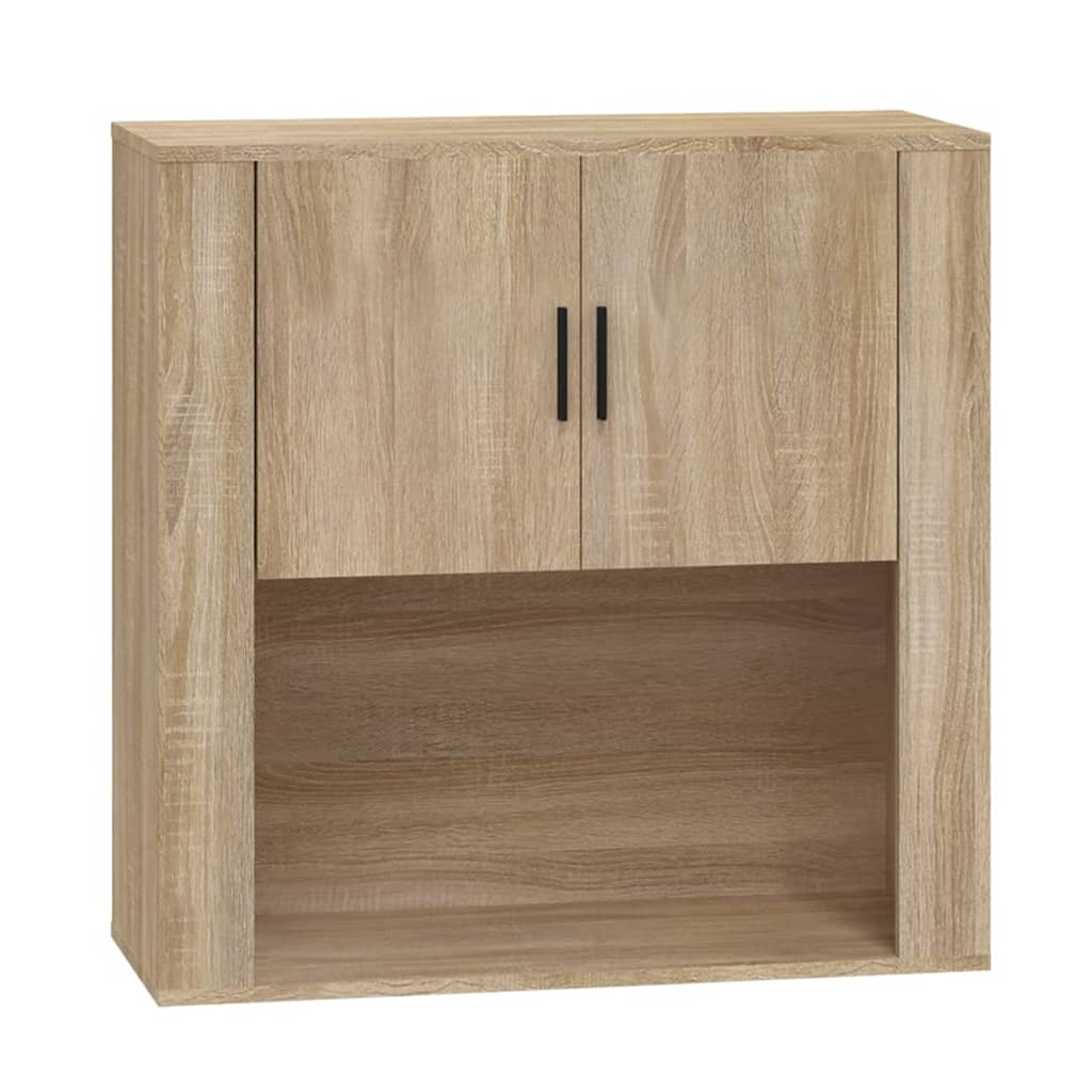 vidaXL Armario de pared madera contrachapada roble sonoma 80x33x80 cm