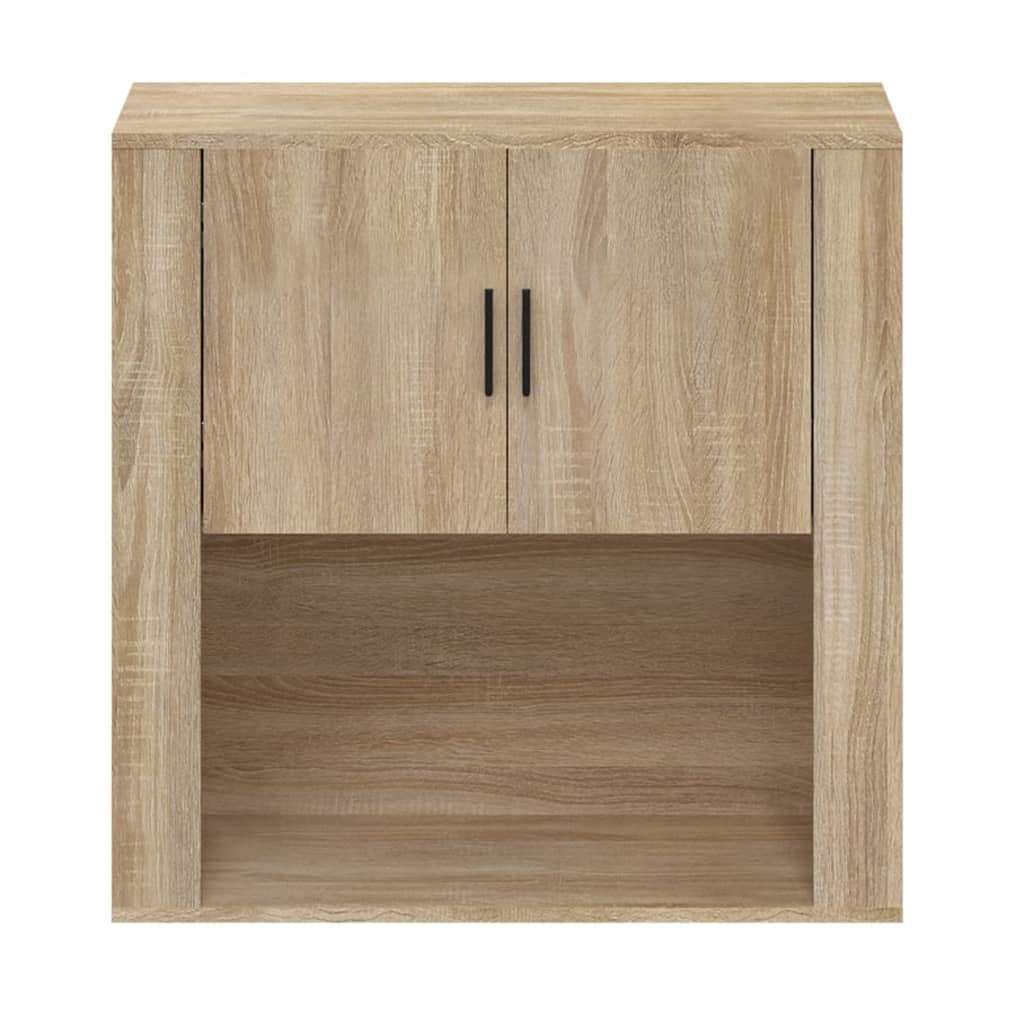 vidaXL Armario de pared madera contrachapada roble sonoma 80x33x80 cm