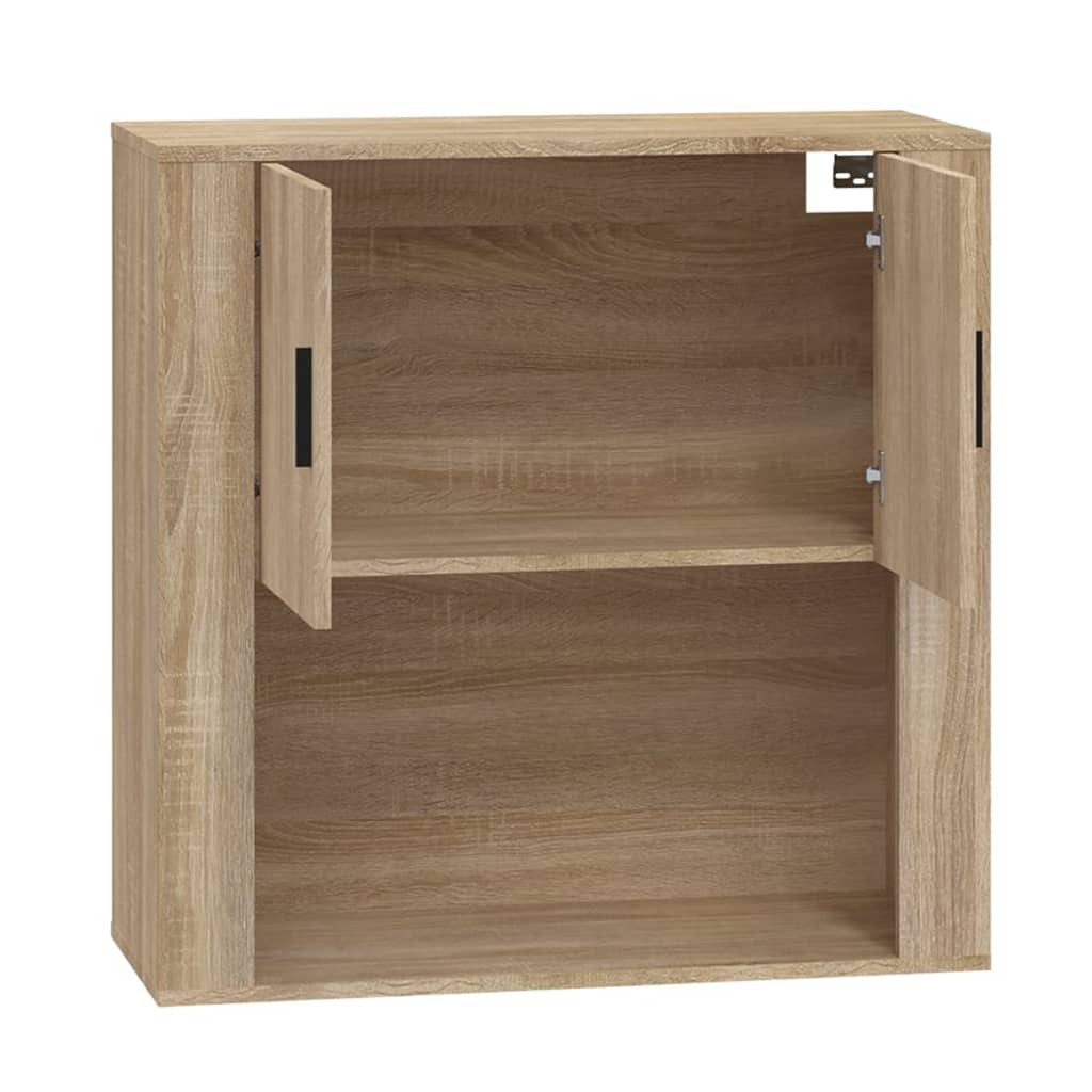 vidaXL Armario de pared madera contrachapada roble sonoma 80x33x80 cm