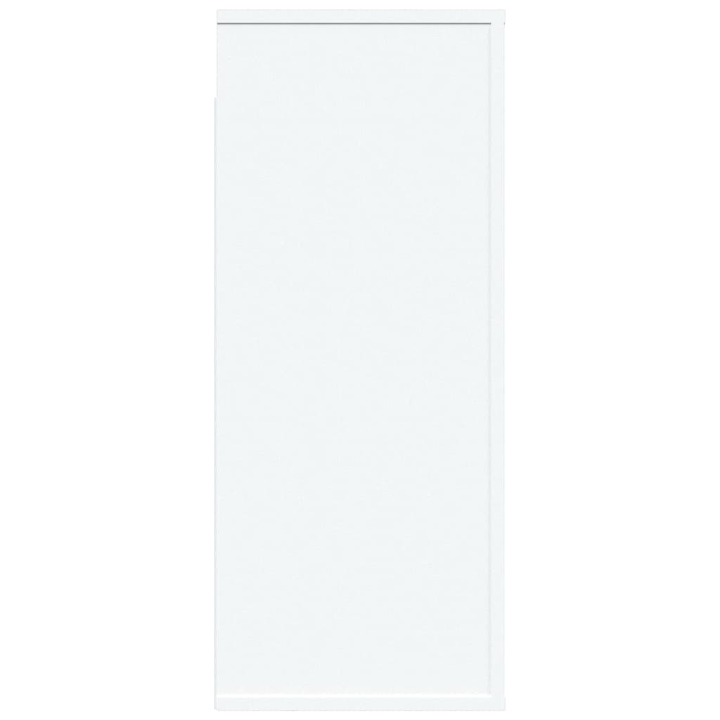 vidaXL Armario de pared madera contrachapada blanco 80x33x80 cm