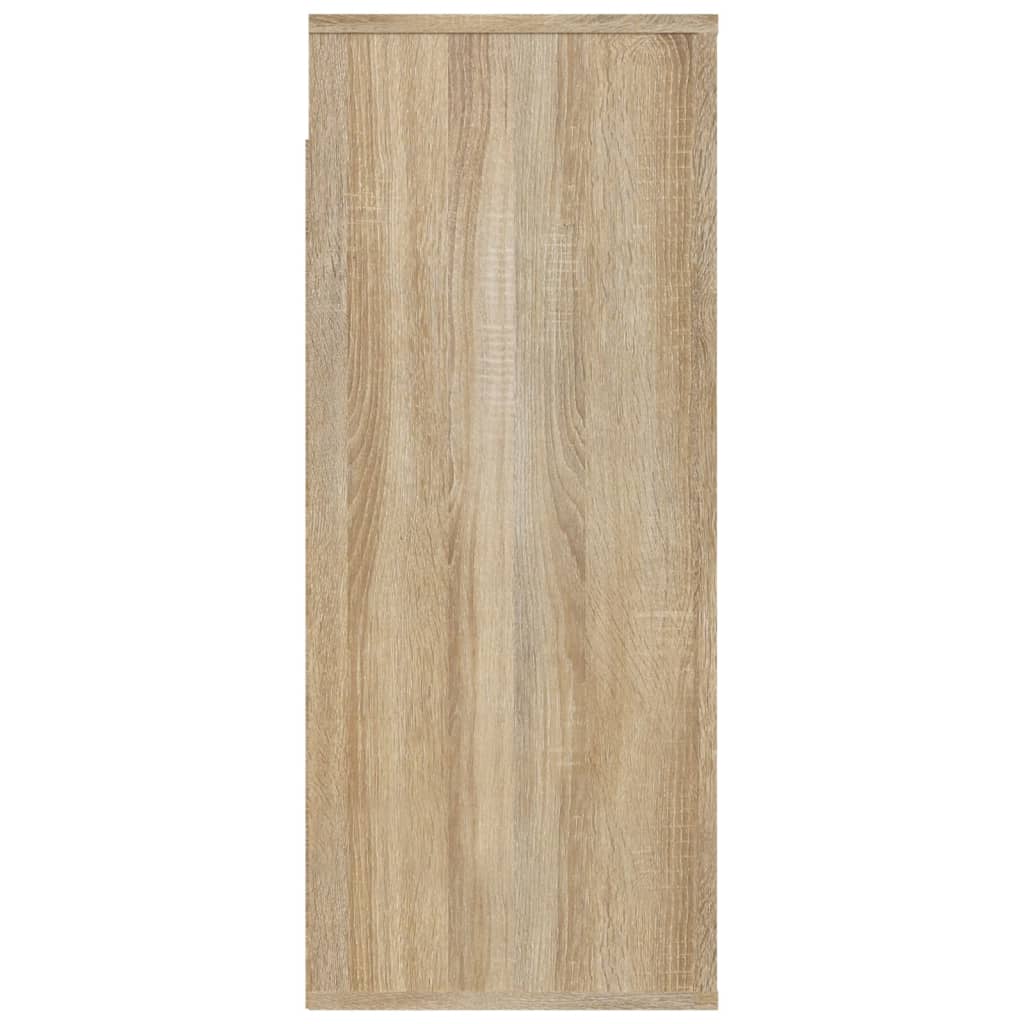 vidaXL Armario de pared madera contrachapada roble sonoma 80x33x80 cm