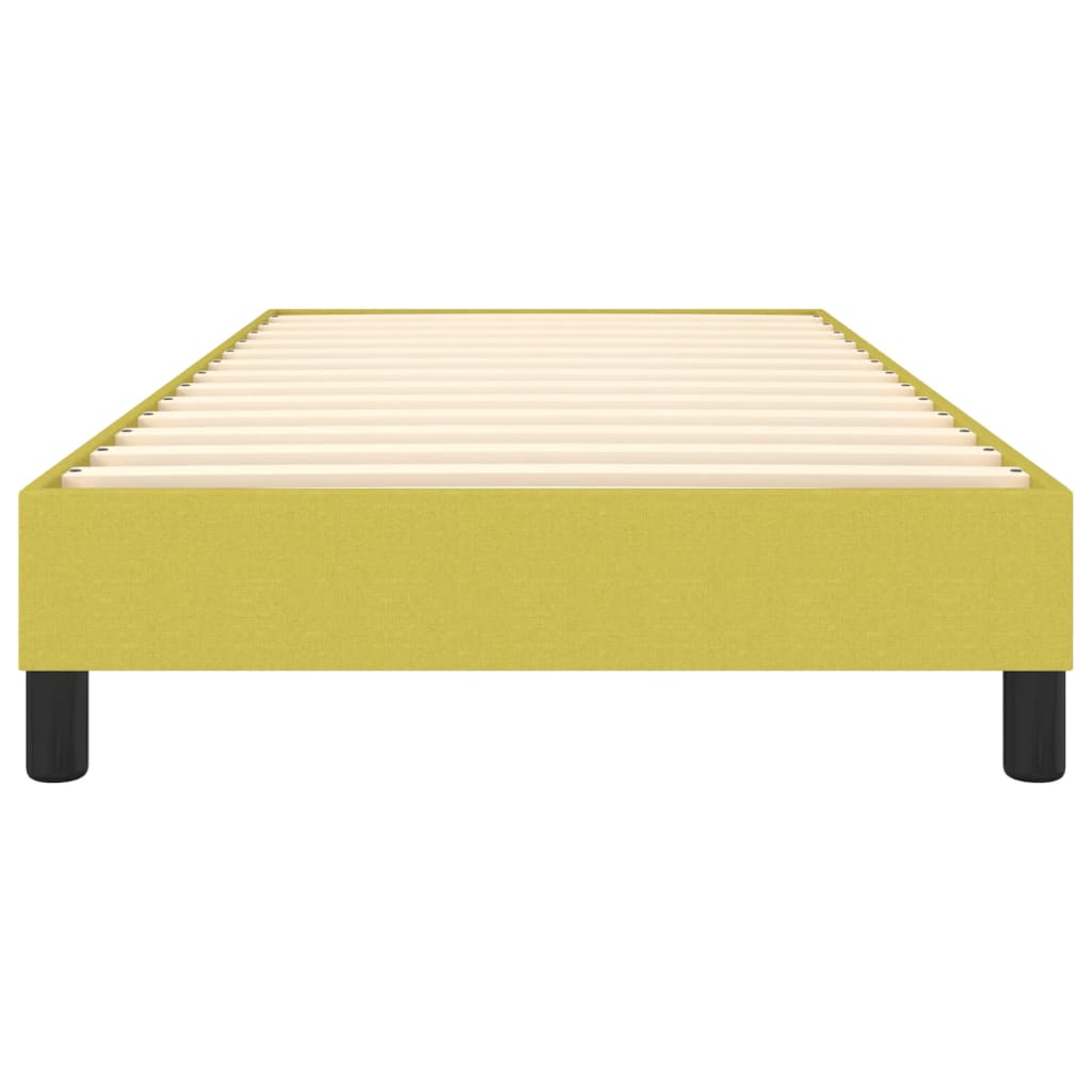 vidaXL Estructura de cama sin colchón tela verde 90x190 cm