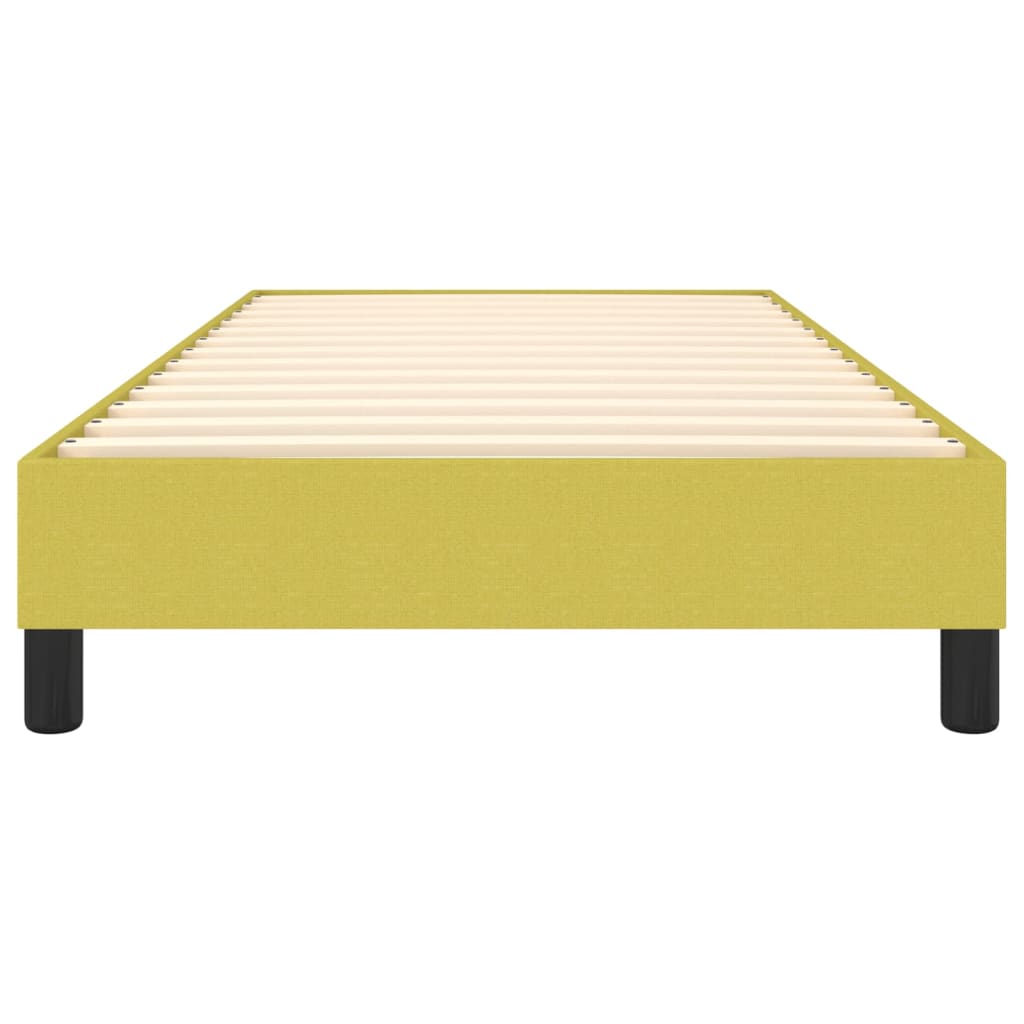 vidaXL Estructura de cama sin colchón tela verde 90x200 cm