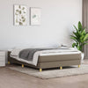 vidaXL Cama sin colchón tela gris taupe 140x190 cm