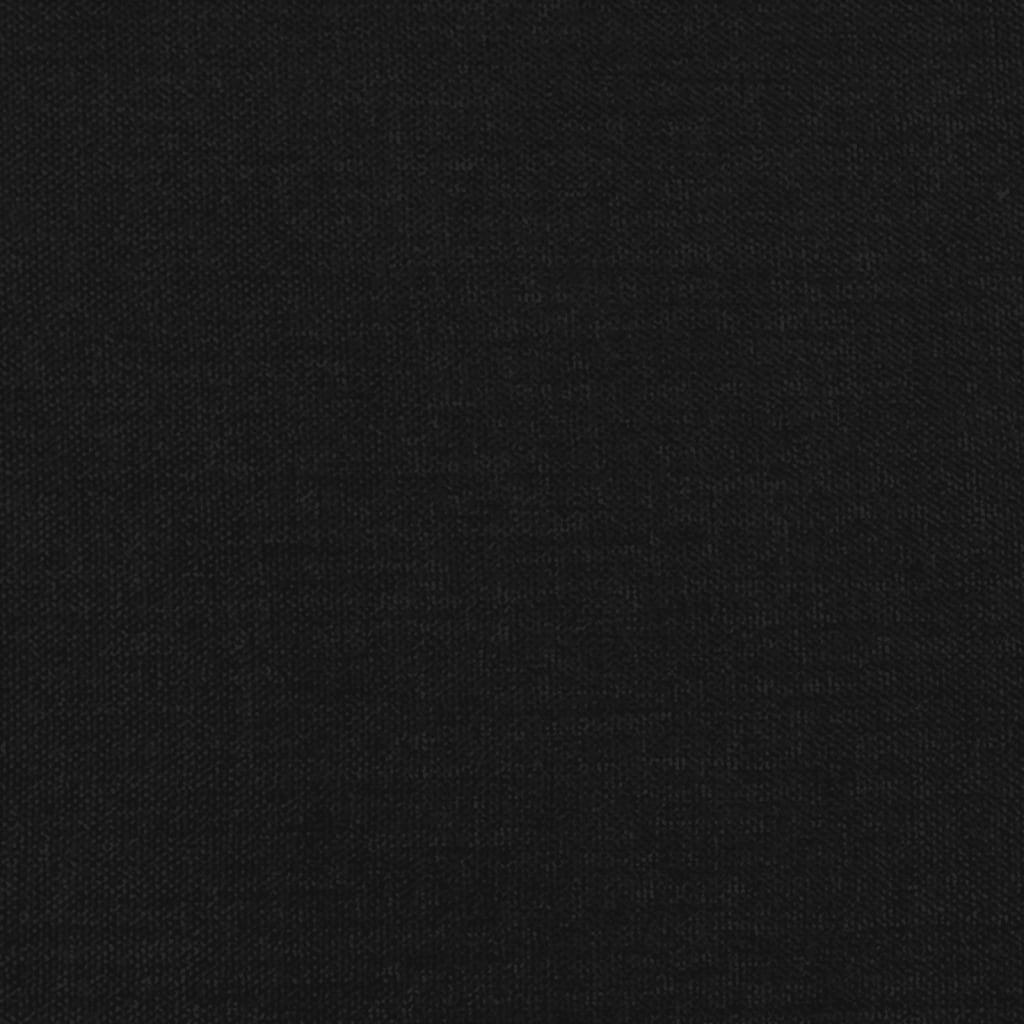 vidaXL Cabeceros 2 unidades de tela negro 100x5x78/88 cm