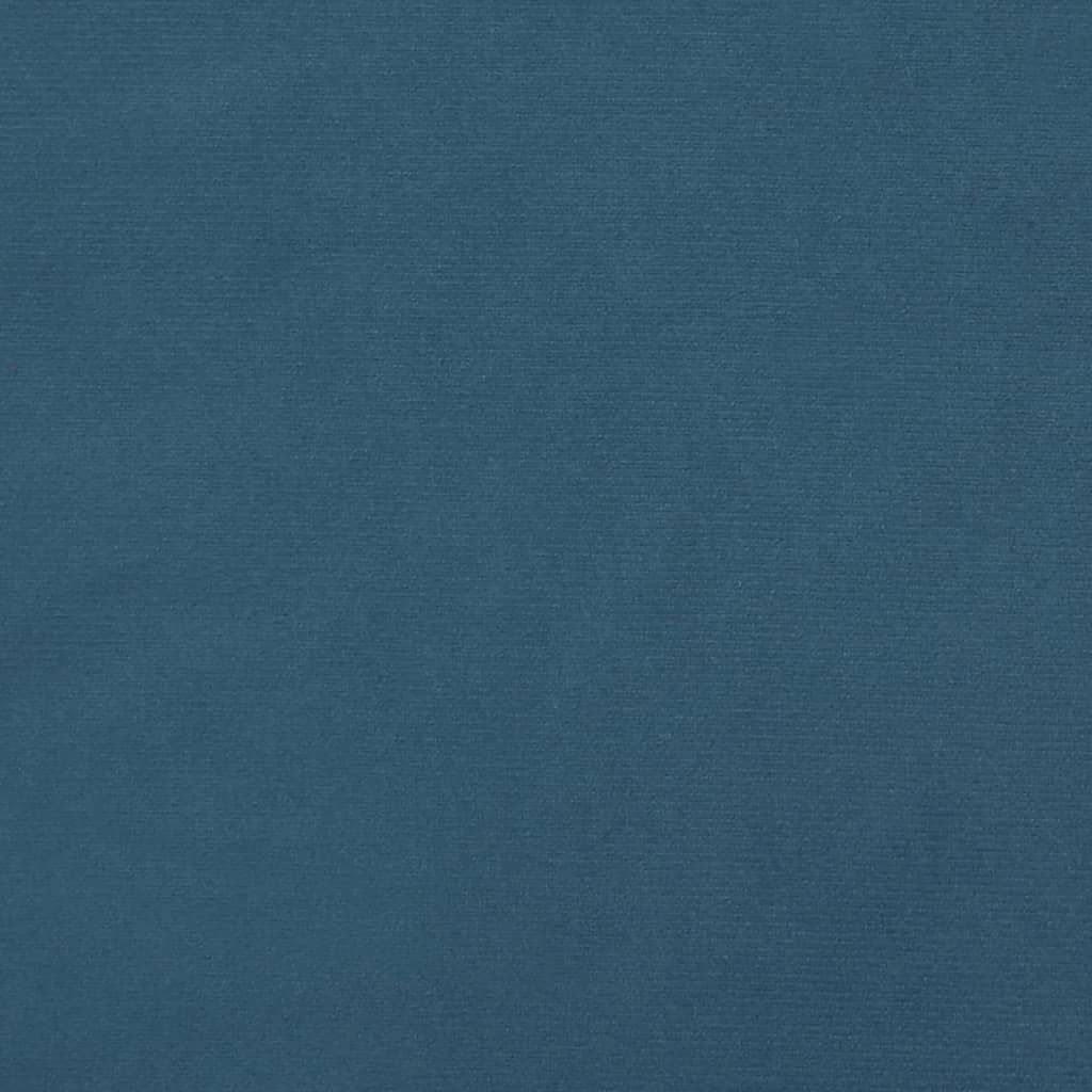 vidaXL Cabeceros 4 unidades terciopelo azul oscuro 72x5x78/88 cm