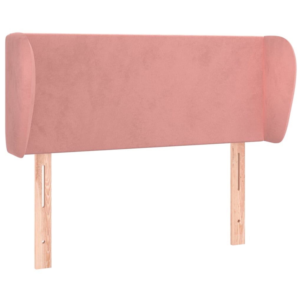 vidaXL Cabecero de terciopelo rosa 83x23x78/88 cm