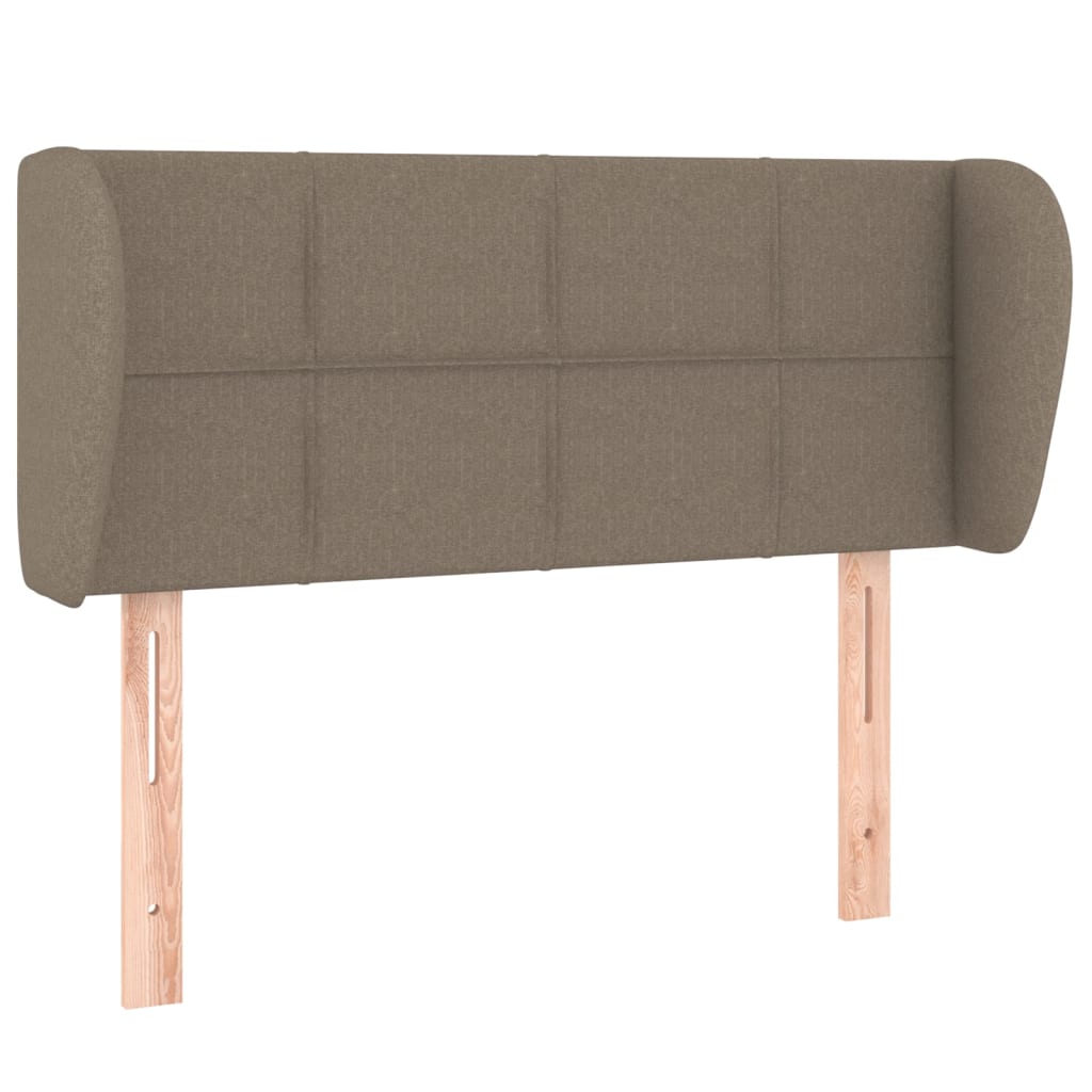 vidaXL Cabecero de tela gris taupe 93x23x78/88 cm