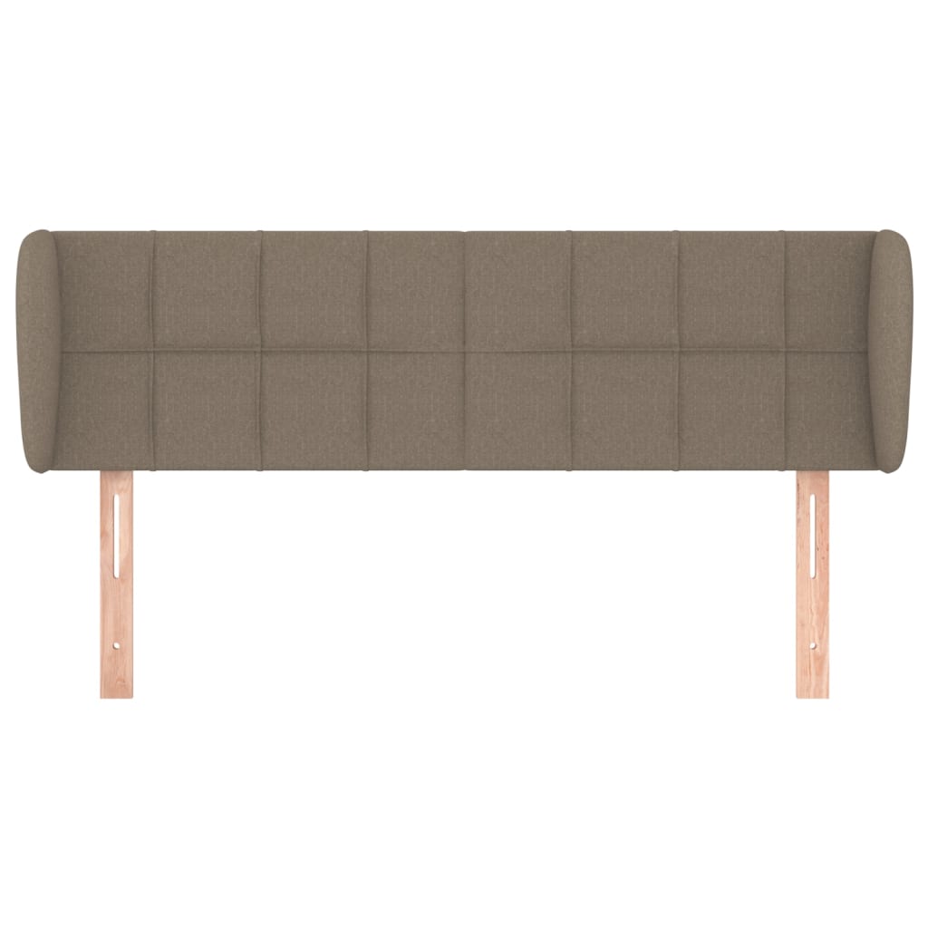 vidaXL Cabecero de tela gris taupe 147x23x78/88 cm