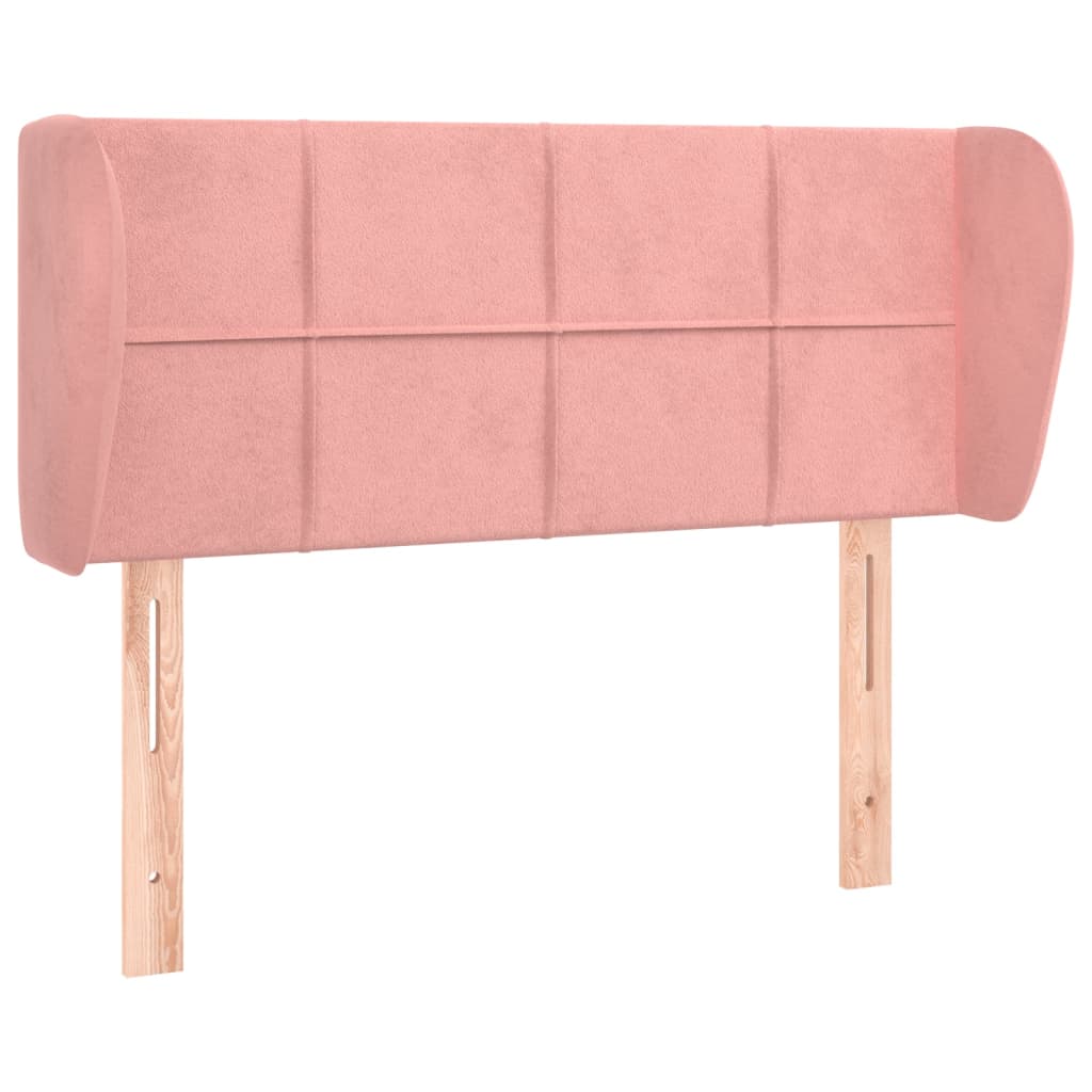 vidaXL Cabecero de terciopelo rosa 93x23x78/88 cm