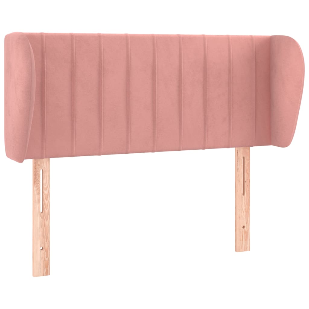 vidaXL Cabecero de terciopelo rosa 83x23x78/88 cm