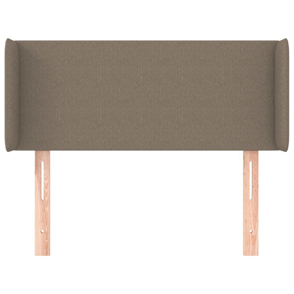 vidaXL Cabecero de tela gris taupe 83x16x78/88 cm