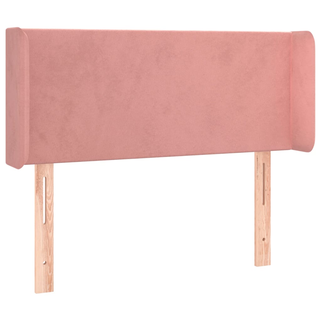 vidaXL Cabecero de terciopelo rosa 93x16x78/88 cm