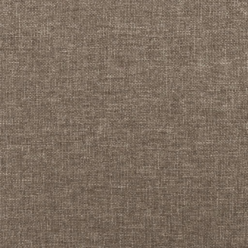 vidaXL Cabecero de tela gris taupe 183x16x78/88 cm