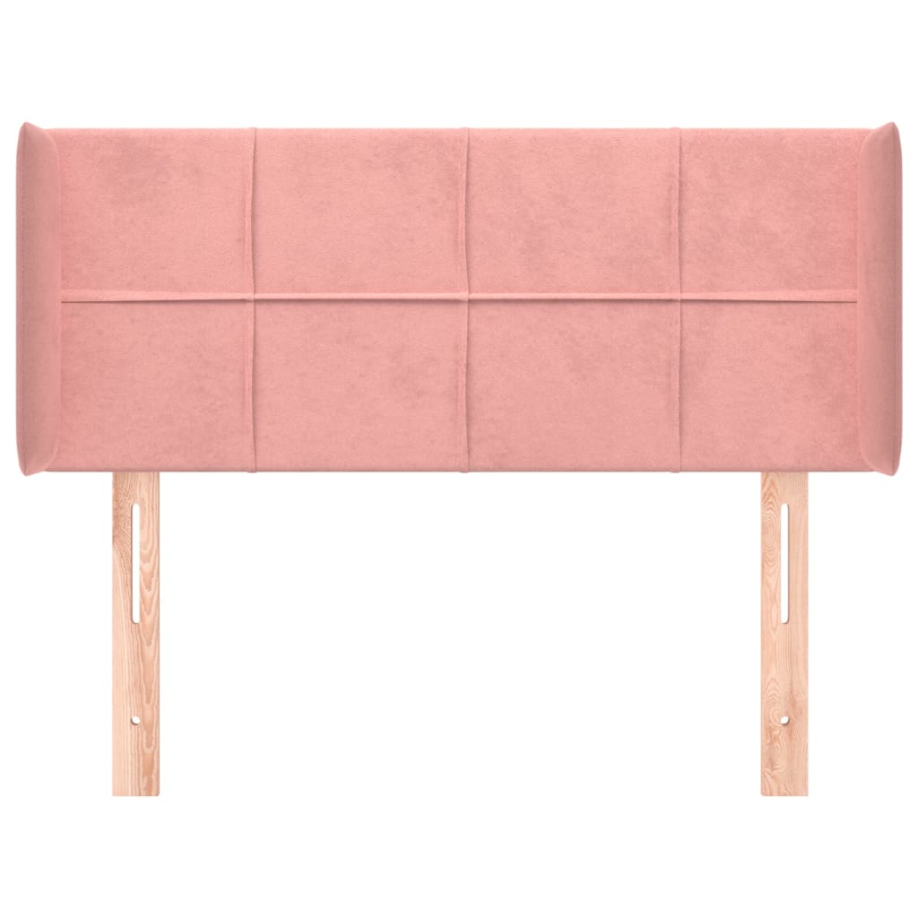 vidaXL Cabecero de terciopelo rosa 83x16x78/88 cm