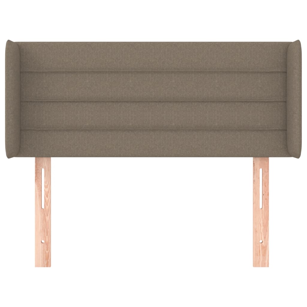 vidaXL Cabecero de tela gris taupe 103x16x78/88 cm