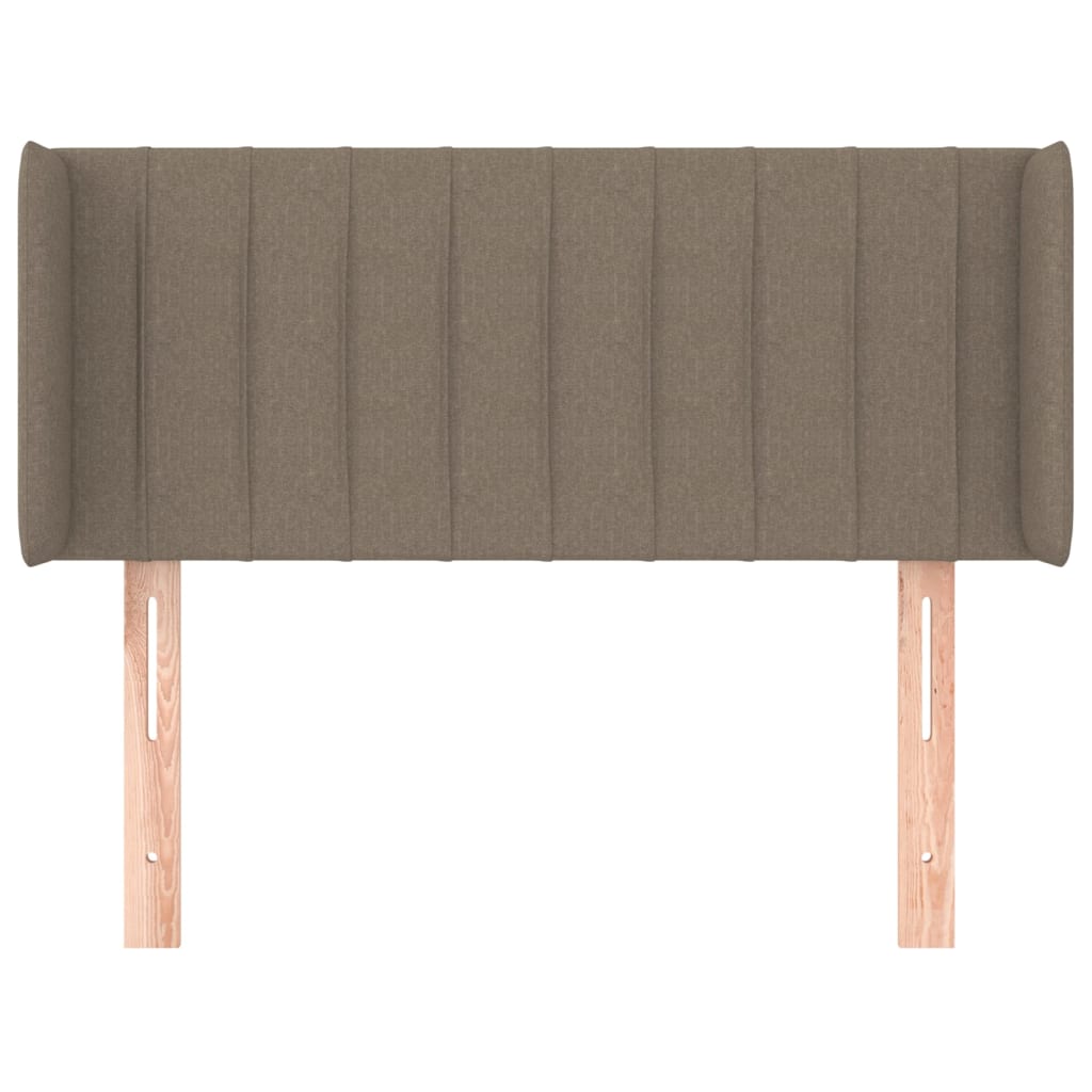 vidaXL Cabecero de tela gris taupe 103x16x78/88 cm