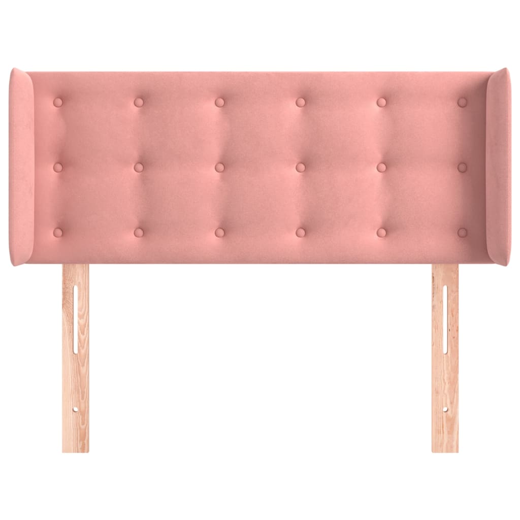 vidaXL Cabecero de terciopelo rosa 83x16x78/88 cm