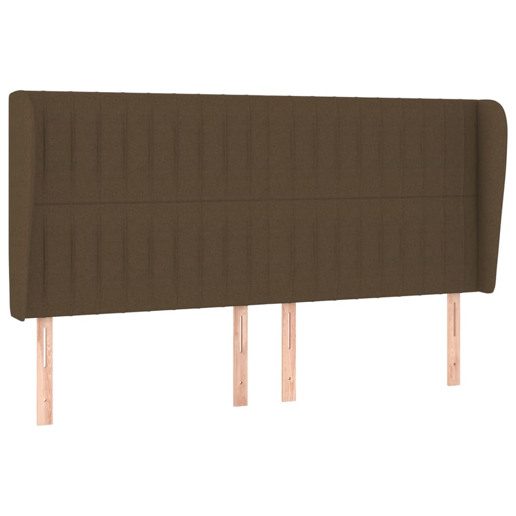 vidaXL Cama box spring con colchón tela marrón oscuro 160x200 cm