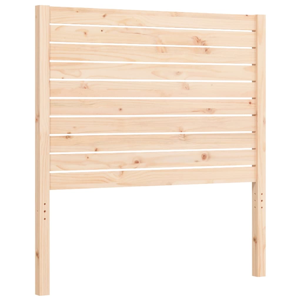 vidaXL Estructura de cama con cabecero madera maciza