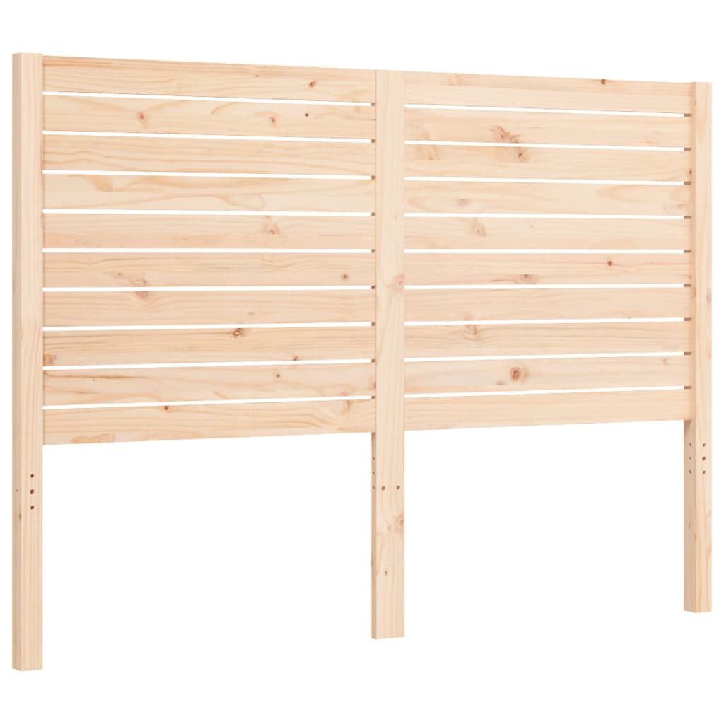 vidaXL Estructura de cama con cabecero madera maciza 120x200 cm