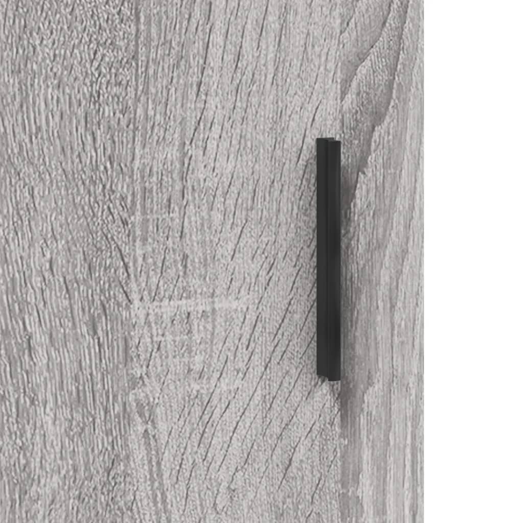 vidaXL Armarios de pared 2 unidades gris Sonoma 69,5x34x90 cm