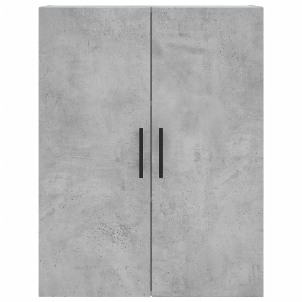 vidaXL Armario de pared 2 unidades gris hormigón 69,5x34x90 cm