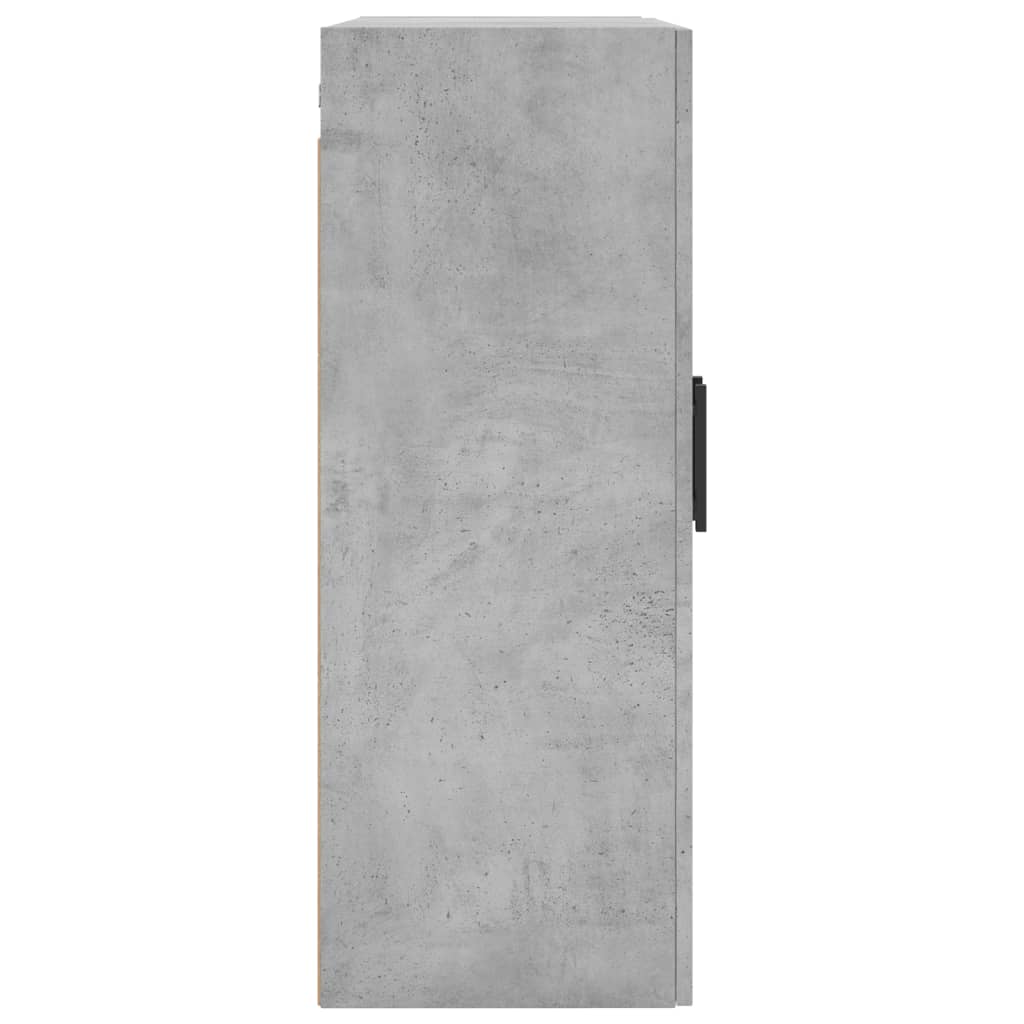 vidaXL Armario de pared 2 unidades gris hormigón 69,5x34x90 cm