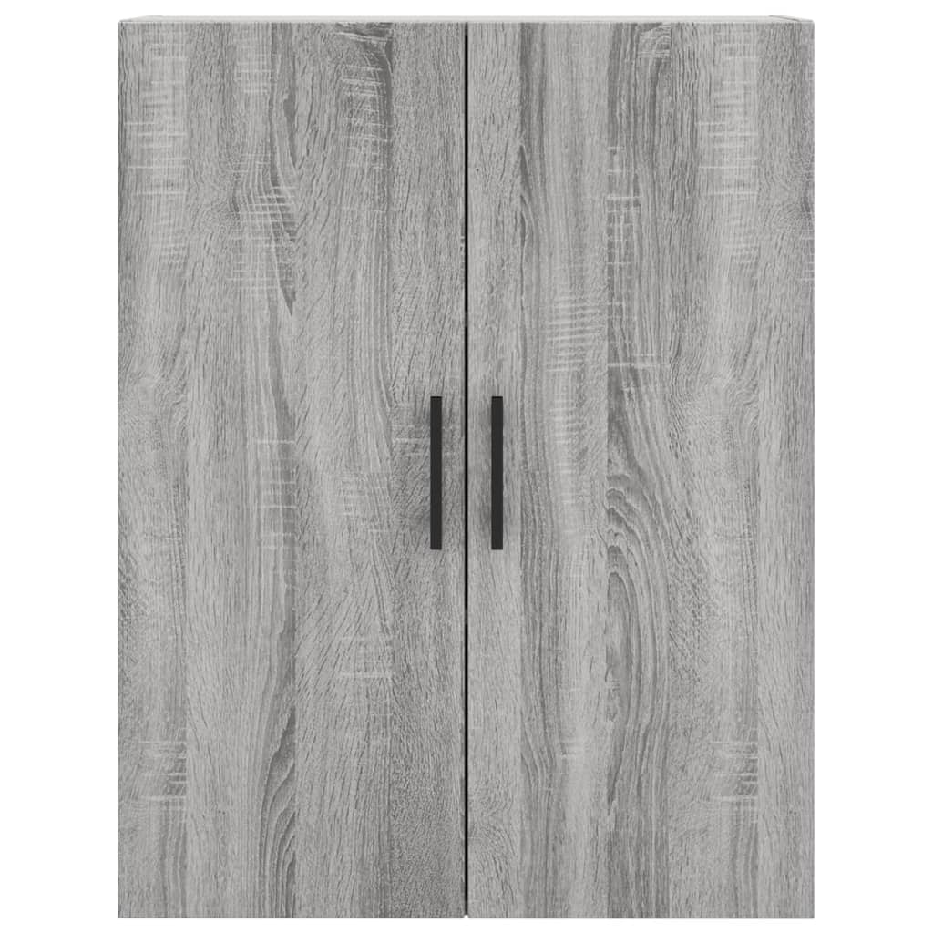 vidaXL Armarios de pared 2 unidades gris Sonoma 69,5x34x90 cm