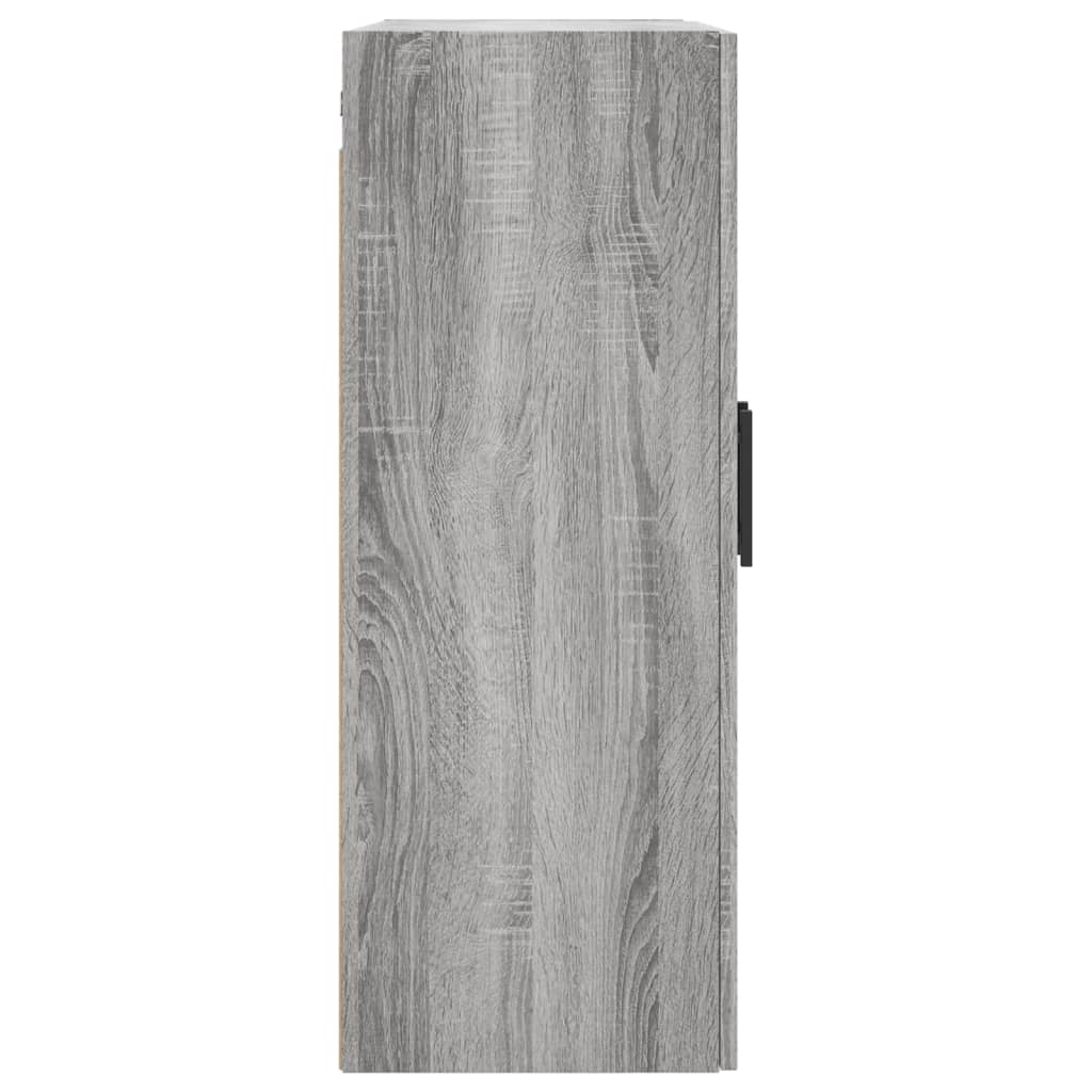 vidaXL Armarios de pared 2 unidades gris Sonoma 69,5x34x90 cm