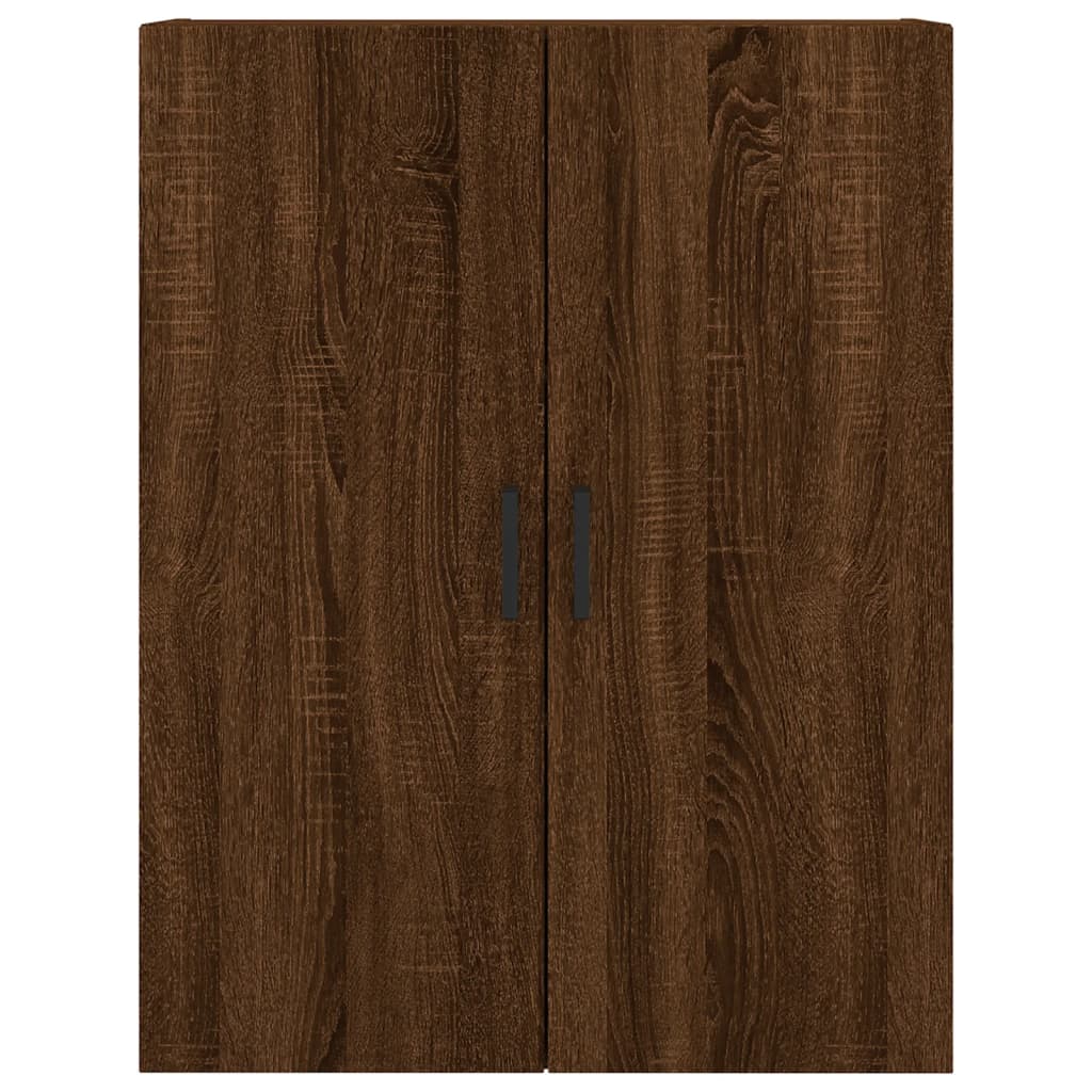 vidaXL Aparador alto madera contrachapada marrón roble 69,5x34x180 cm