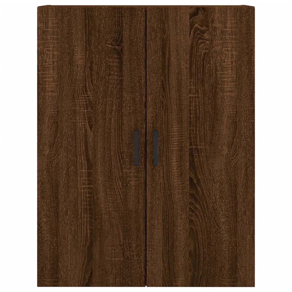 vidaXL Aparador alto madera contrachapada marrón roble 69,5x34x180 cm