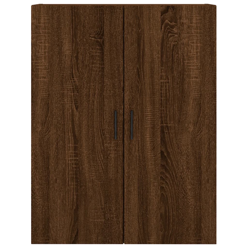 vidaXL Aparador alto madera contrachapada marrón roble 69,5x34x180 cm