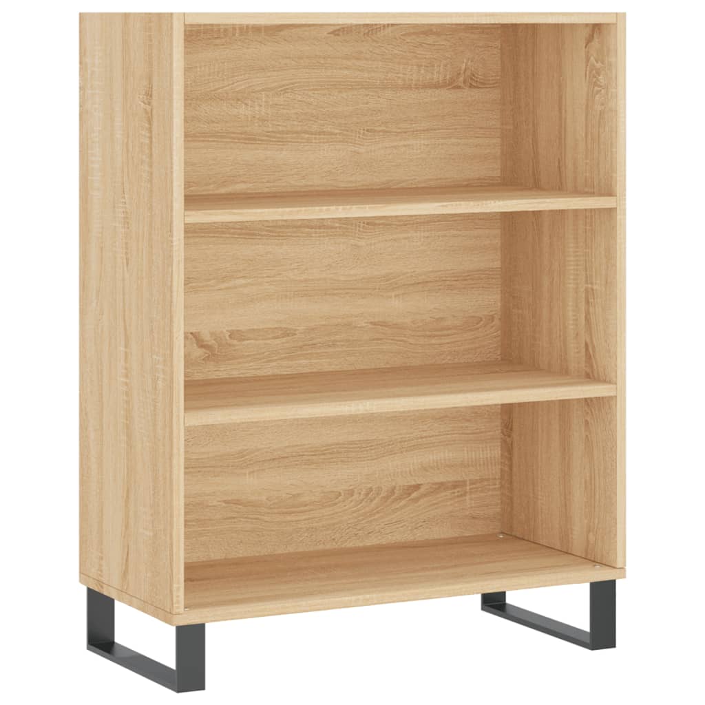 vidaXL Aparador alto madera contrachapada color roble 69,5x34x180 cm