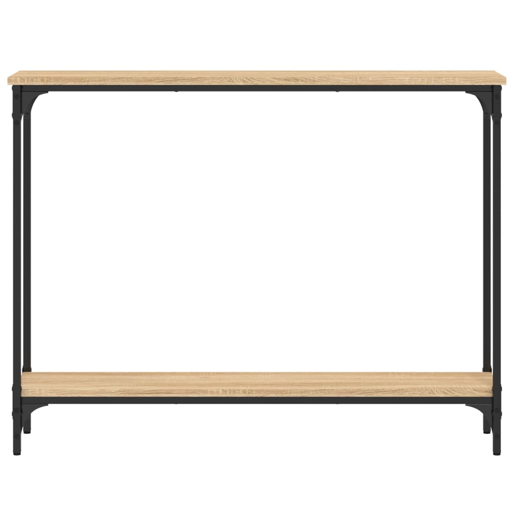 vidaXL Mesa consola madera de ingeniería roble Sonoma 100x22,5x75 cm