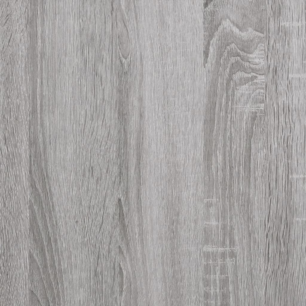 vidaXL Mesa consola madera de ingeniería gris Sonoma 100x28x75 cm