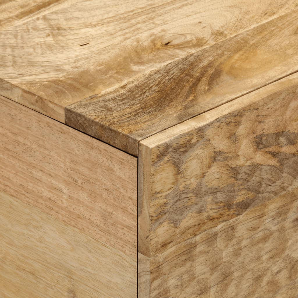 vidaXL Mesa de centro de madera maciza mango 100x54x40 cm